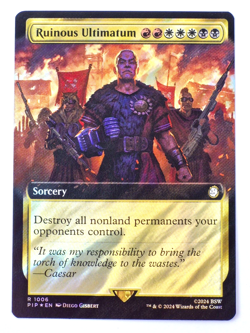 mtg magic ruinous ultimatum desastreux extended borderless FOIL surge ENGLISH - Image 1