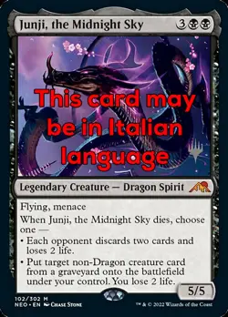 MTG JUNJI, THE MIDNIGHT SKY EXC - JUNJI, IL CIELO DI MEZZANOTTE - NEO PP - Image 1