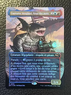 Mtg DFT— Capitaine Beuglard Fleau Des Mers Captain Howler FOIL NM—Borderless FR - Image 1
