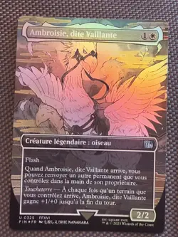 Mtg FIN Final Fantasy Showcase— Ambroisie, Dite Vaillante FR FOIL —NM - Image 1