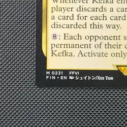 Kefka Court Mage Kefka Ruler of Ruin FINAL FANTASY MTG M 0231 pack fresh - Image 5