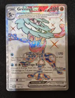 Greninja ex 198/167 - Full Art Ultra Rare Twilight Masquerade - Pokemon TCG - NM - Image 1