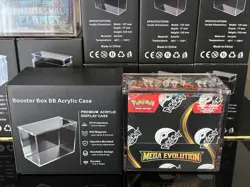 (1) Premium Pokemon Magnetic Booster Box Acrylic Case UV Protective Display - Image 1