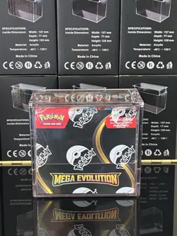 (1) Premium Pokemon Magnetic Booster Box Acrylic Case UV Protective Display - Image 4