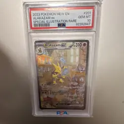 Pokemon Alakazam ex 201 Scarlet & Violet 151 Special Illustration Rare PSA 10 - Image 1