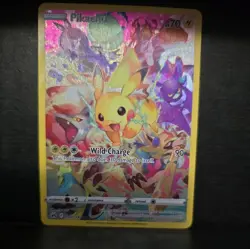 Near Mint 🔥💎PIKACHU 160/159 SWSH CROWN ZENITH POKEMON FULL ART SECRET! RARE - Image 1