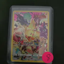 Near Mint 🔥💎PIKACHU 160/159 SWSH CROWN ZENITH POKEMON FULL ART SECRET! RARE - Image 3
