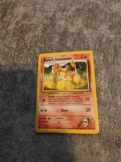 Pokemon TCG Blaine's Charmander Gym Heroes 61/132 Regular Unlimited Common LP NM - Image 1