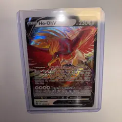 Pokemon Karte Ho-Oh V 140/195 Silberne Sturmwinde Deutsch Near Mint - Image 1