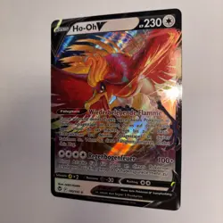 Pokemon Karte Ho-Oh V 140/195 Silberne Sturmwinde Deutsch Near Mint - Image 5