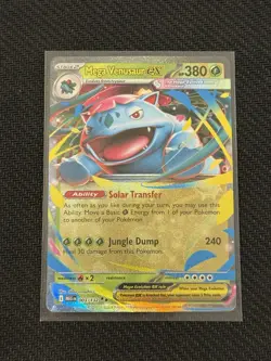 Pokemon TCG Mega Venusaur EX 003/132 Mega Evolution English - Image 1