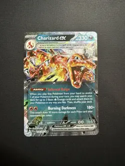 2024 Pokemon Paldean Fates Charizard ex #054/091 - Image 1