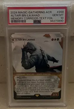 2024 MTG ACR Altair Ibn-La’Ahad Memory Corridor Textured Foil #268 PSA 10 - Image 1