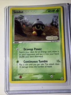 Pokemon TCG Ex Legend Maker Holo Bundle: Seedot #61 (Yuka Marii), Machoke #39 - Image 2