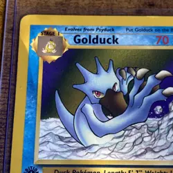 Golduck - 35/62 1st Edition Fossil Regular Pokemon TCG - Image 2