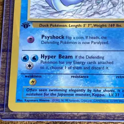 Golduck - 35/62 1st Edition Fossil Regular Pokemon TCG - Image 5
