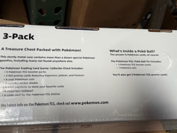 Pokemon Costco Collector 3-Pack Treasure Chest + 2 Poke Ball Tins (color varys) 820650101373 - Image 2