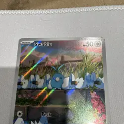 Pokemon TCG Swablu Illustration Rare Holo SV04 Paradox Rift 213/182 2023 English - Image 3