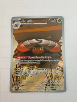 Crustle 186/182 Illustration Rare Destined Rivals Pokemon Near Mint - Image 1