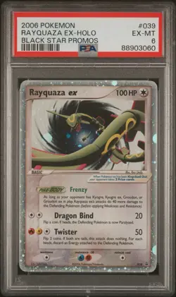 Pokemon TCG Rayquaza ex 039 Black Star Promos! PSA 6! - Image 1