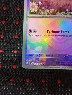 Pokemon Prismatic Evolutions Aromatisse 039/131 Master Ball Pattern NM (1F) - Image 4