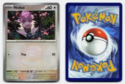 NOIBAT (MASTER BALL PATTERN) SV: PRISMATIC EVOLUTIONS 090/131 NM COMMON POKEMON - Image 1