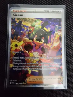 Kieran 218/167 Sv06: Twilight Masquerade Holo NM SIR Pokemon TCG - Image 1
