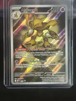 2025 Pokemon Mega Evolution #009 Alakazam Black Star Promo Stage 2 - Image 1
