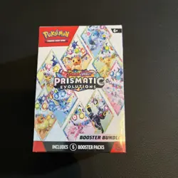 Pokemon TCG Scarlet & Violet Prismatic Evolutions Booster Bundle – Factory Seale - Image 1
