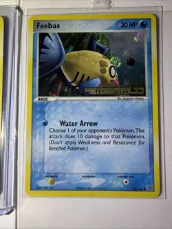 Pokemon TCG Ex Emerald Holo Bundle: Shroomish #63, Feebas #50 - Image 3