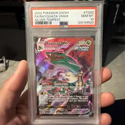 Pokemon Silver Tempest Rayquaza VMax TG20/TG30 PSA 10 - Image 1