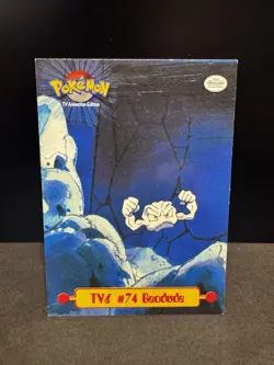 Pokemon Topps | TV6 Geodude #74 TV Animation Edition 1999 | NM - Image 1