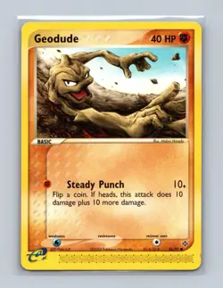 Geodude 56/97 Common Dragon Pokemon Lightly Played - Image 1