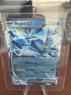 Regice ex 048/217 Ascended Heroes NM Double Rare Holo Pokemon TCG - Image 1