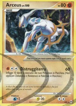 Carta Pokemon da Gioco-Arceus AR8 holo liv.100-Primevo-Distruggiterra - Image 1