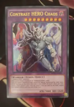 Yu-Gi-Oh! Contrast Hero Chaos SDHS-EN041 Ultra Rare 1st Edition Near Mint - Image 1