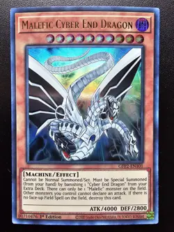 Malefic Cyber End Dragon Ultra Rare GFP2-EN101 1st Edition - Image 1