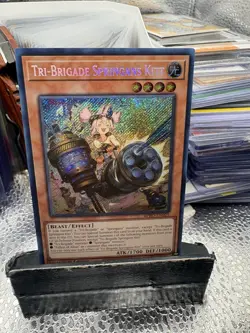 Tri-Brigade Springans Kitt BPRO-EN025 (Secret Rare) 1st Ed - NM - YU-GI-OH! - Image 1
