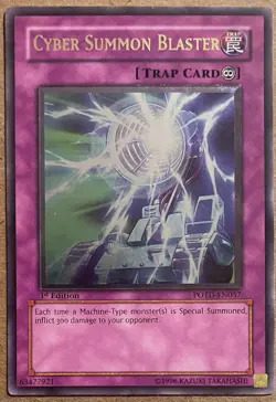 Yu-Gi-Oh! Cyber Summon Blaster POTD-EN057 Ultimate Rare 1st Ed LP - Image 1