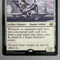 Esper Sentinel - Modern Horizons 2 - Magic: The Gathering (MTG) - NM Condition - Image 3