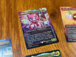 MTG Secret Lair X Sonic The Hedgehog: Friends And Foes Foil + Bonus Card - NM - Image 3