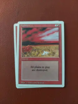 Flashfires Revised Edition Light Play MTG Magic X 2 CARDS LOT - Image 1