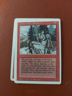 Mon's Goblin Raiders - Revised - MTG Magic - X 2 CARDS LOT LP - Image 1