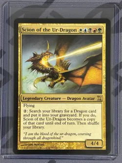 Scion of the Ur-Dragon - Time Spiral - Near Mint/LP - MTG Magic The Gathering - Image 1