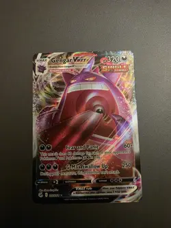 Pokemon TCG Fusion Strike Gengar VMAX Card 157/264 - Image 1