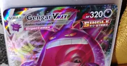 Pokemon TCG Fusion Strike Gengar VMAX 157/264 Ultra Rare NM - Image 2
