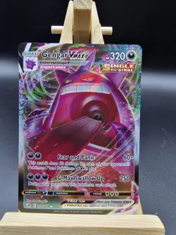 Pokemon TCG Fusion Strike Gengar VMAX Card 157/264 NM - Image 1