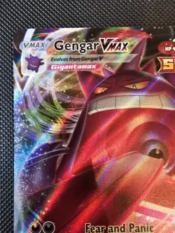 Pokemon TCG Fusion Strike Gengar VMAX Card 157/264 NM - Image 2