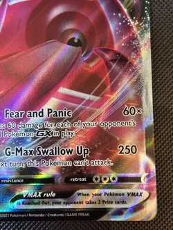Pokemon TCG Fusion Strike Gengar VMAX Card 157/264 NM - Image 4