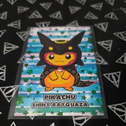 Rare Green Star Pokemon Card Database Christmas Set Poncho Pikachu FULL SET! - Image 3